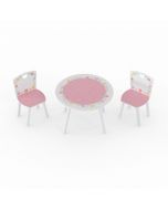 Top view of the Country Cottage Table and 2 Chair set