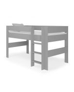 Kudl, Childrens Mid Sleeper - Grey - Left Side View