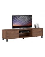 ELV9, TV Cabinet - Dark Oak - Front View