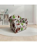 Kidsaw Mini Armchair Blue White Stars - Right Side