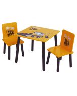 Joey JCB Table and 2 Chairs - Top Front Side View