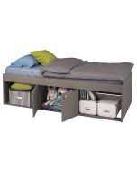 Kidsaw, Low Single 3ft Cabin Bed Grey - Cut Out