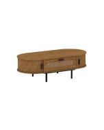 LV55, Coffee Table - Light Oak - Front View