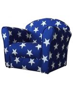 Kidsaw Mini Armchair Blue White Stars - Right Side