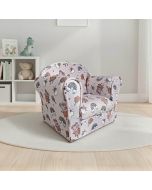 Kidsaw Mini Armchair Pink White Stars - Right Side