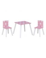 Kidsaw, Star Table & Chairs - Pink