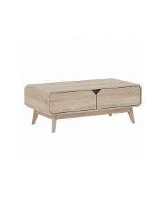 BR15, Coffee Table - Light Oak - Front View