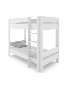 Kudl, Childrens Bunk Bed - White - Right Side View