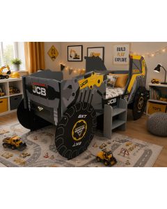 MONSTER JAM DIGatron JCB Single Bed