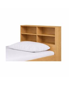 Bookcase headboard attachment