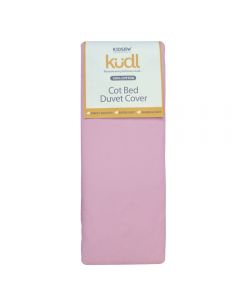 Kudl Kids, Cotton Duvet Cover for Cotbed Pink - Packaged