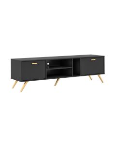 LV19, TV Cabinet - Dark Grey - Front View