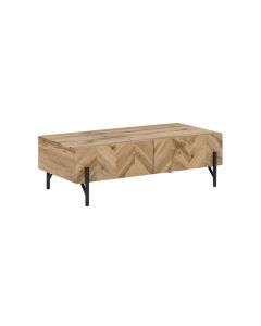 LV37, Coffee Table - Walton Oak - Front View