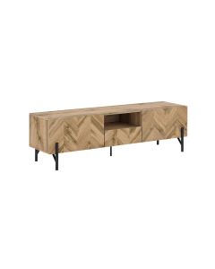 LV37, TV Cabinet - Walton Oak - Front View