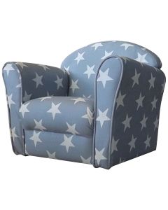 Kidsaw Mini Armchair Grey White Stars - Right Side