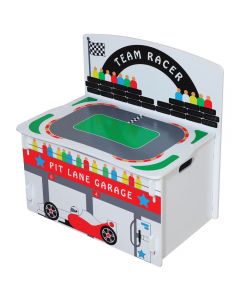 Kidsaw Playbox F1 Racer Toy Box - Top View