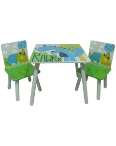 Kidsaw RAWRR Table & Chairs - Top View