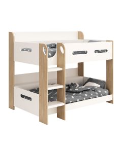 Bunk Bed 03 WHITE/OAK