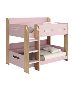 Bunk Bed 02 PINK/OAK