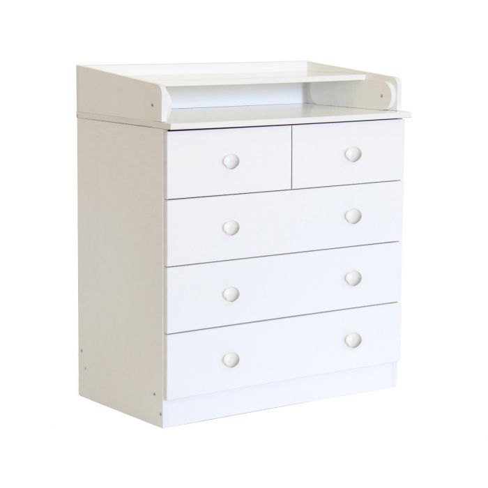 White changing unit with drawers on sale