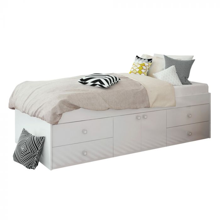 Kidsaw Captains Single 3ft Cabin Bed White