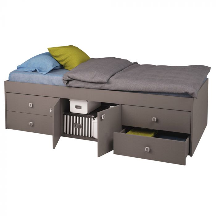 Kidsaw Captains Single 3ft Cabin Bed Grey