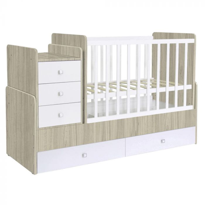 cot with drawers on side